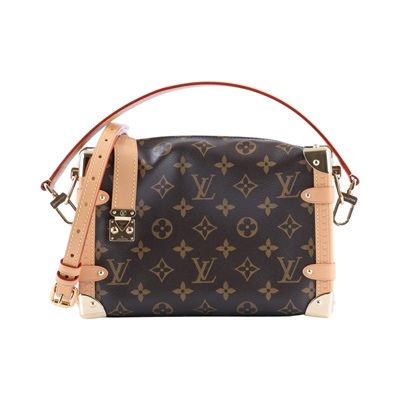 路易威登 LOUIS VUITTON Side Trunk MM 老花 手提 肩背 箱包 M46358 晶片款  防塵袋/背帶X2(消磁)
