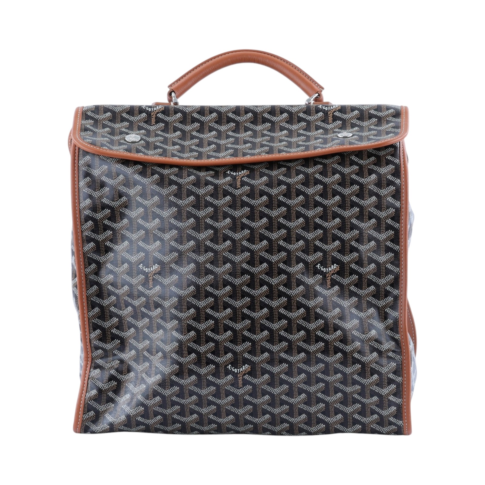 高雅德 GOYARD Saint Leger MM 背包 STLEGEMMLTY 黑SAINT LEGER翻蓋折疊後背包 無附屬品