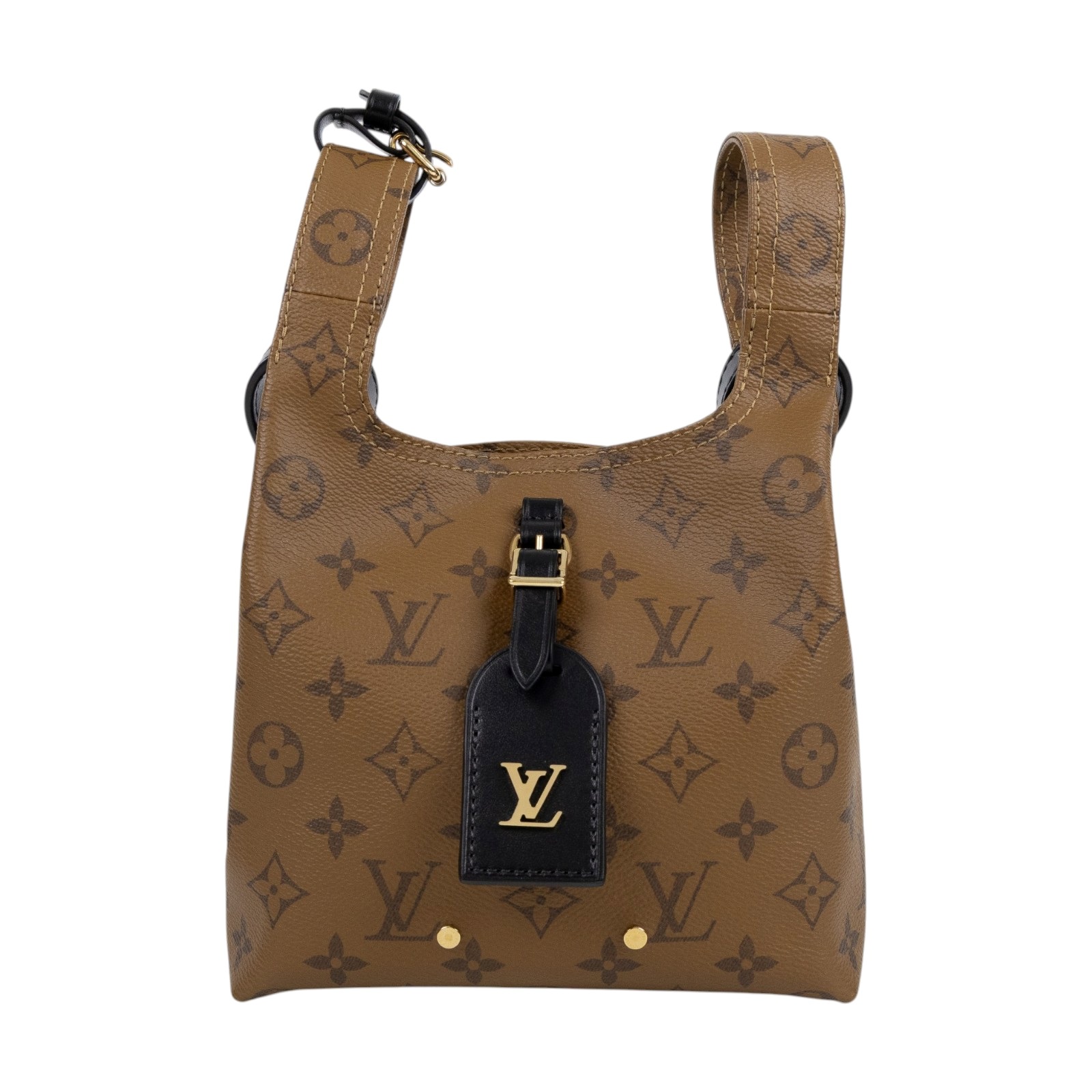 路易威登 LOUIS VUITTON Atlantis BB Reverse 帆布 手提 斜背包 M46816 晶片款  防塵袋