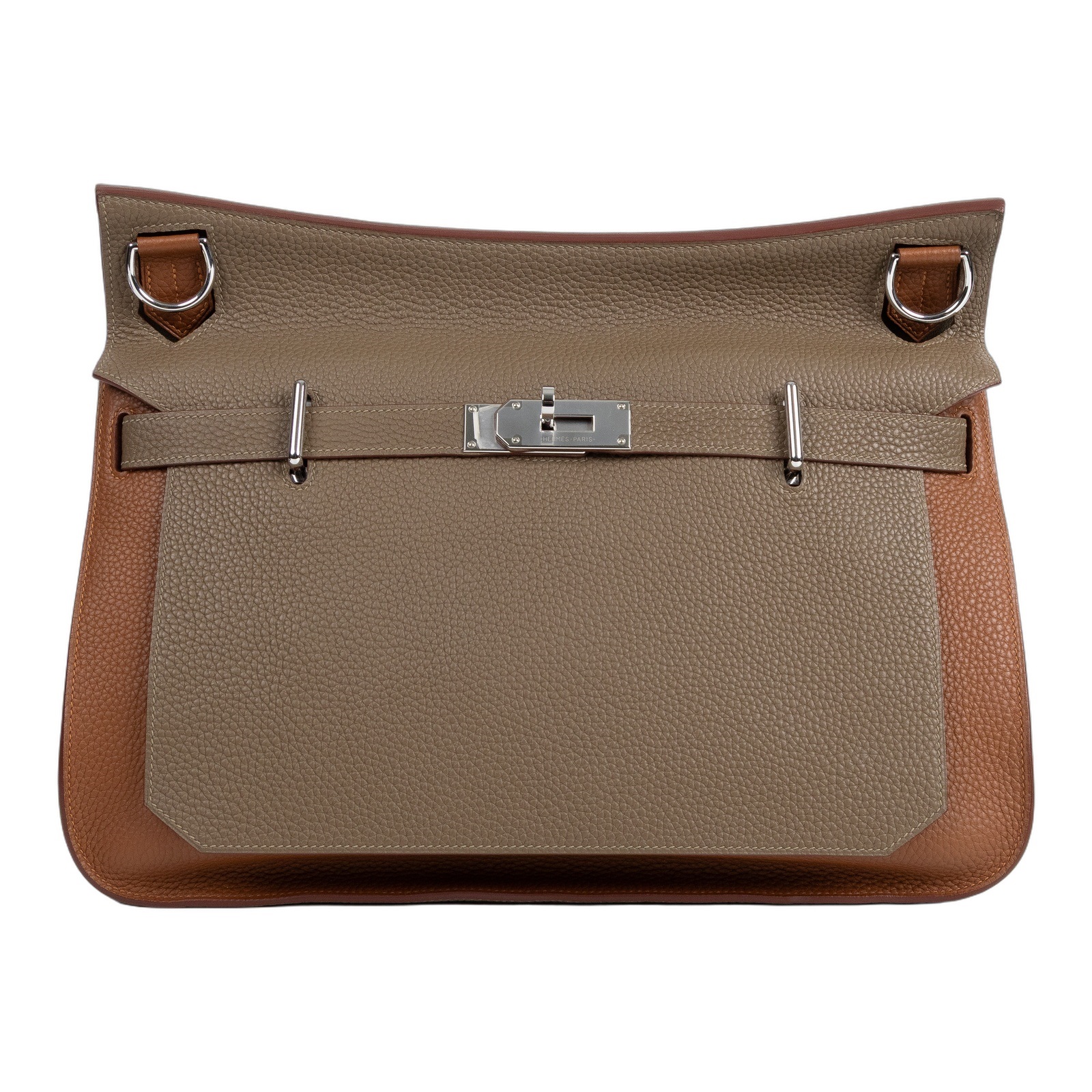 愛馬仕 Hermes Jypsiere 吉普賽包 37 JY37 KAC899 K刻大象灰拚色JYPSIERE37 防塵袋/鎖組/背帶/吊牌