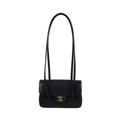 香奈兒 CHANEL preppy coco mini CF 口蓋包 晚宴包 肩背包 手拿包 AP5068 B23483 晶片款 黑PREPPY COCO MINI 原廠盒子/防塵袋/購買證明