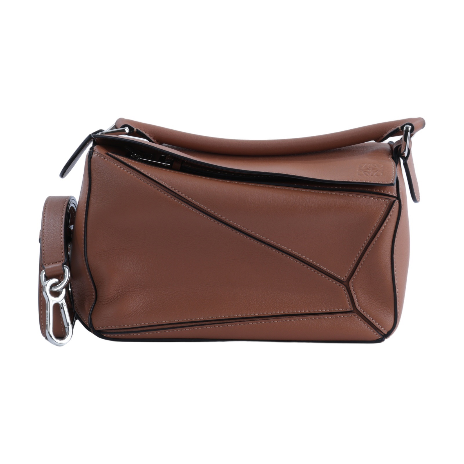 羅意威 LOEWE Small Puzzle bag 肩背 斜背包 322.30.S21 焦糖PUZZLE SMALL 防塵袋/背帶