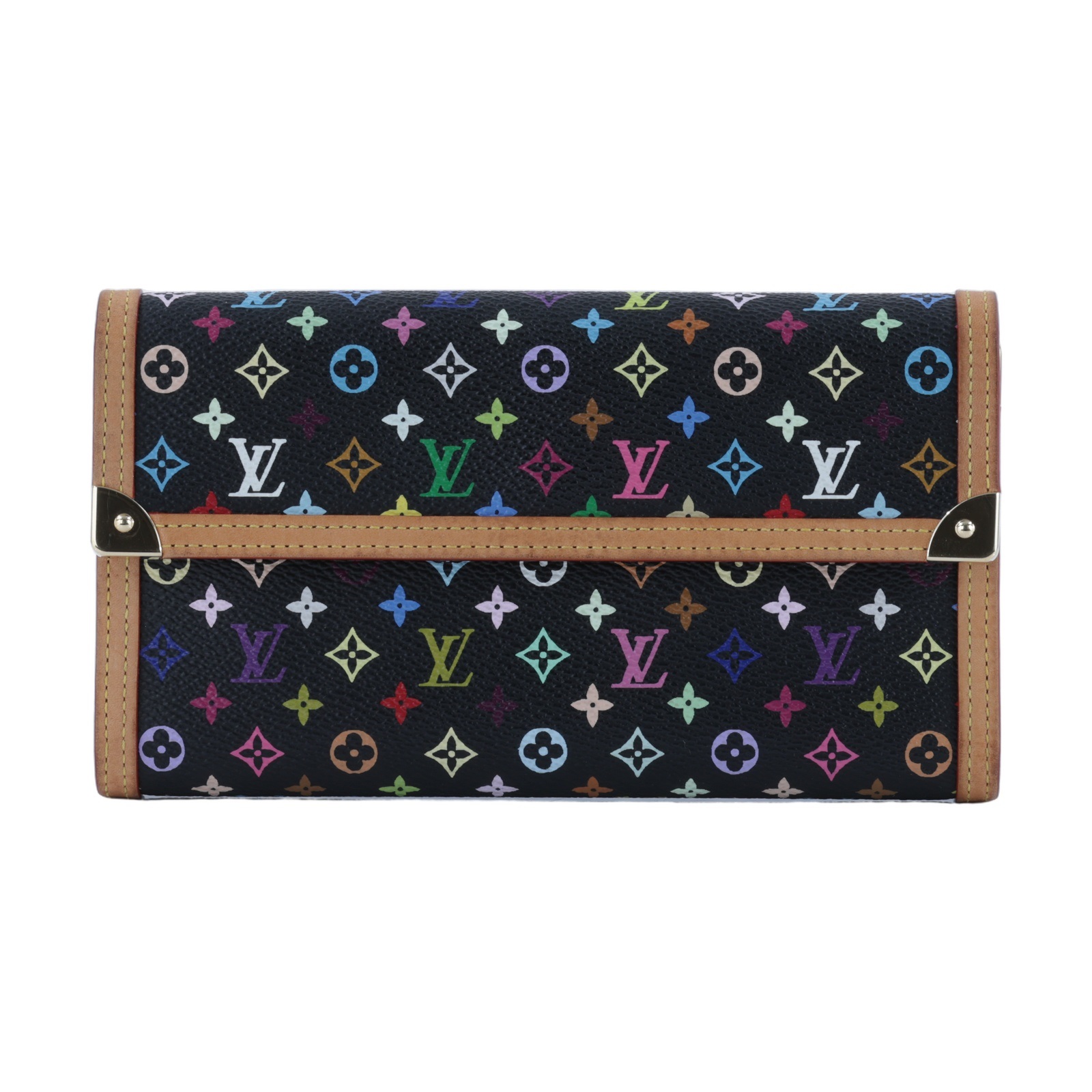 路易威登 LOUIS VUITTON LV x TM 村上隆 錢包 長夾 Portefeuille International M92658  原廠盒子/防塵袋