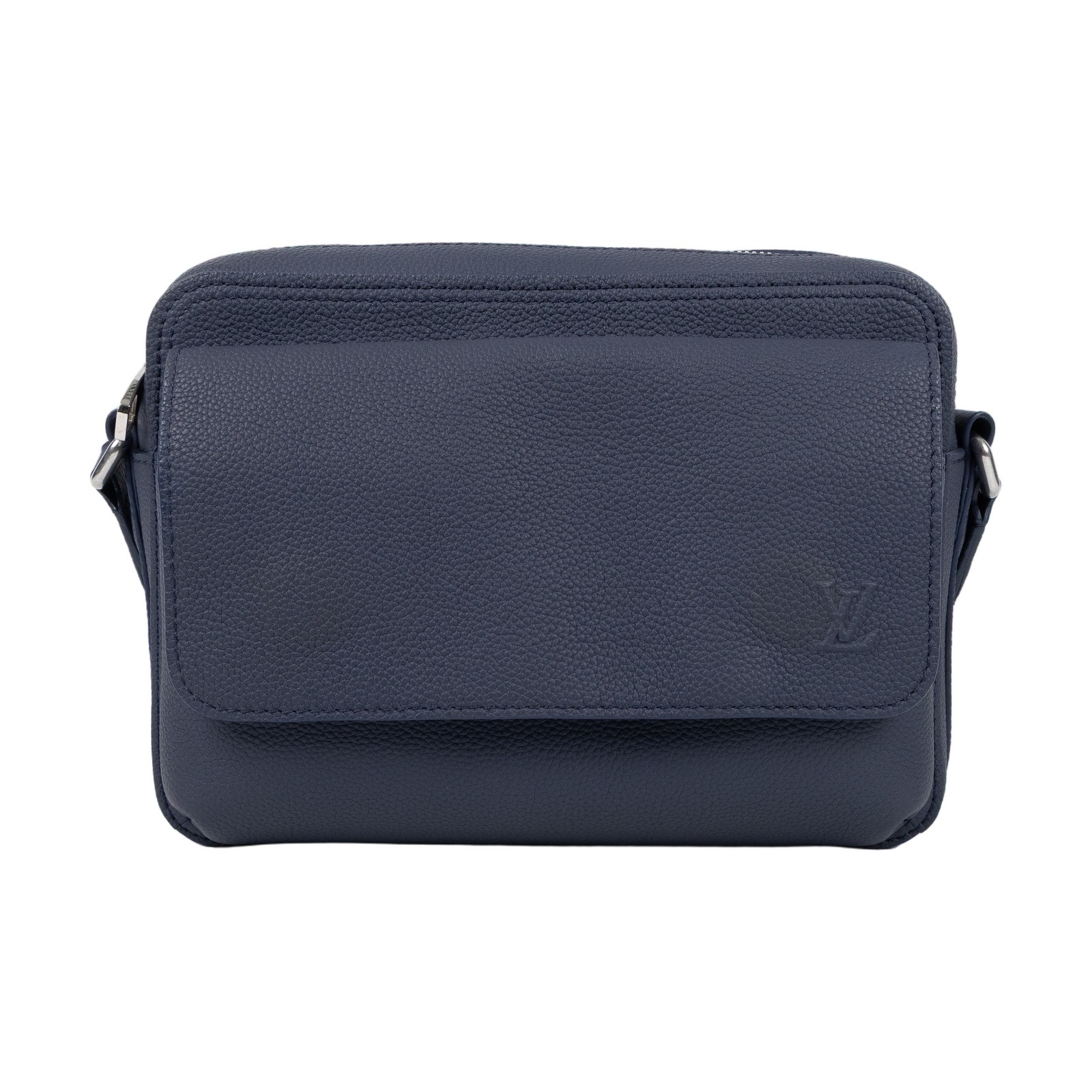 路易威登 LOUIS VUITTON Boarding 郵差包 肩背包 斜背包 M15260 晶片款 海軍藍Boarding郵差包 無附屬品