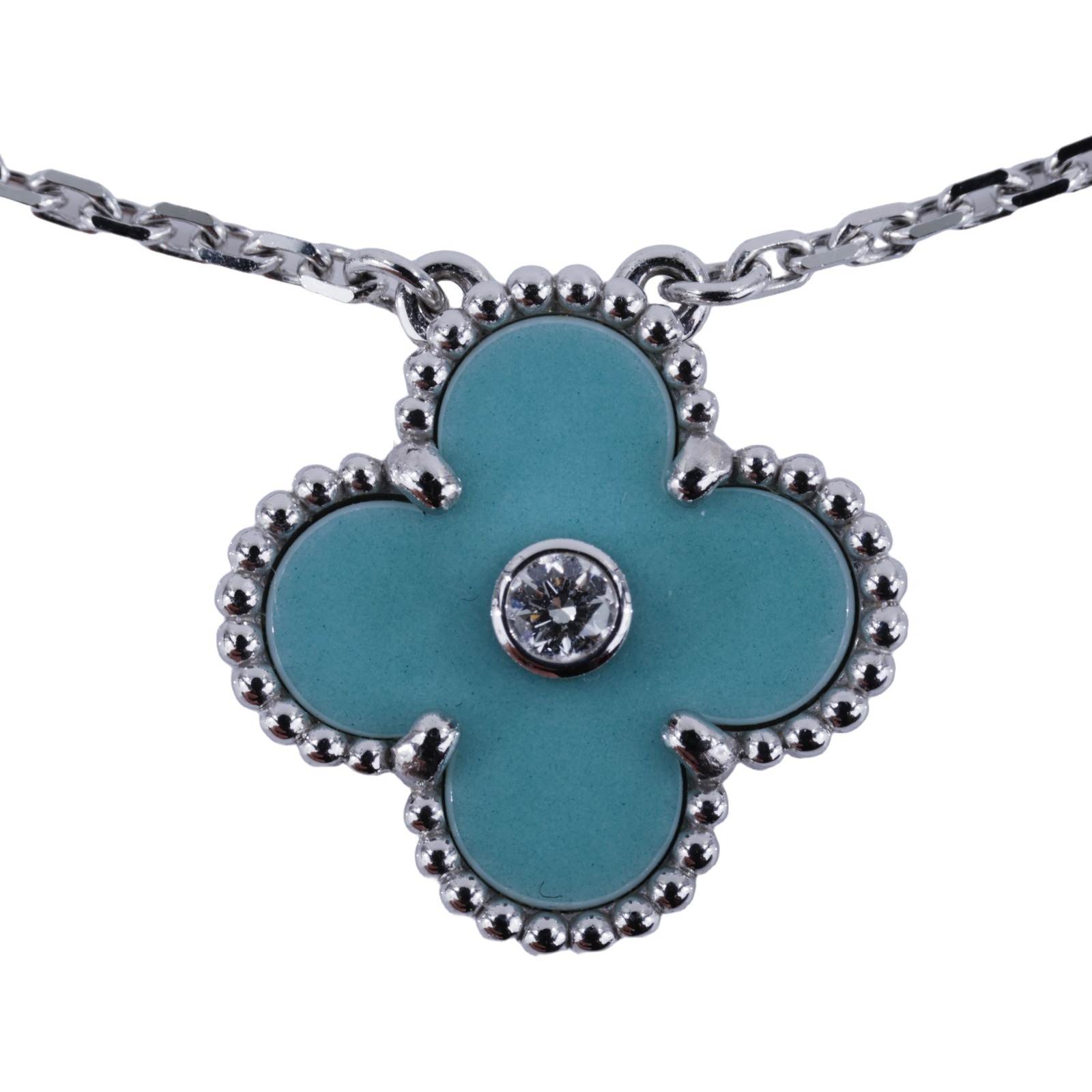 梵克雅寶 Van Cleef & Arpels Vintage Alhambra 吊墜 2022年 Holiday限定 VCARP9RU00  原廠盒子/防塵袋/保書