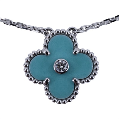 梵克雅寶 Van Cleef & Arpels Vintage Alhambra 吊墜 2022年 Holiday限定 VCARP9RU00  原廠盒子/防塵袋/保書
