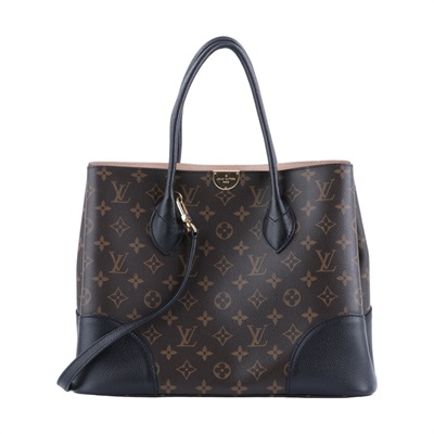 路易威登 LOUIS VUITTON Flandrin 托特包 肩背包 斜背包 M41595 原花拼黑邊Flandrin 2way 背帶