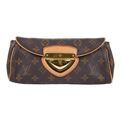 路易威登 LOUIS VUITTON Pochette Beverly 手提包 肩背包 腋下包 M40122 原花Pochette Beverly 背帶