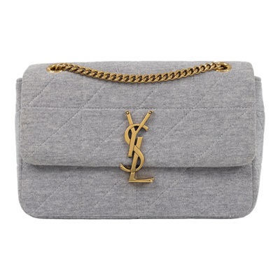 聖羅蘭 YSL SAINT LAURENT Jamie Medium 肩背包 斜背包 鏈條包 6348202F927 灰 JAMIE NEW 防塵袋