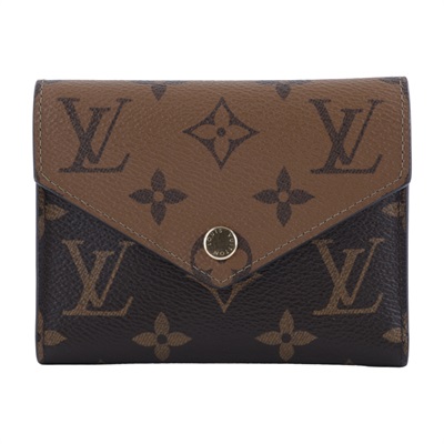 路易威登 LOUIS VUITTON Victorine 錢包 Reverse塗層帆布 M81557 晶片款 VICTORINE雙色短夾 原廠盒子/防塵袋