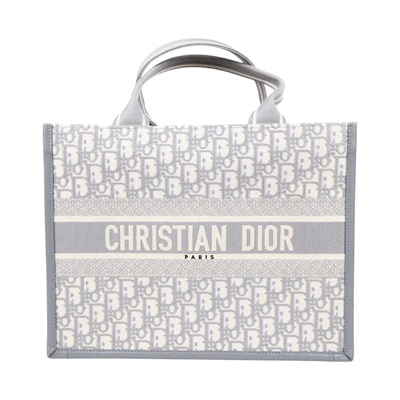 迪奧 CHRISTIAN DIOR Book Tote 中型 托特包 M1324CZBB  原廠盒子/防塵袋/購買證明/背帶/保證卡
