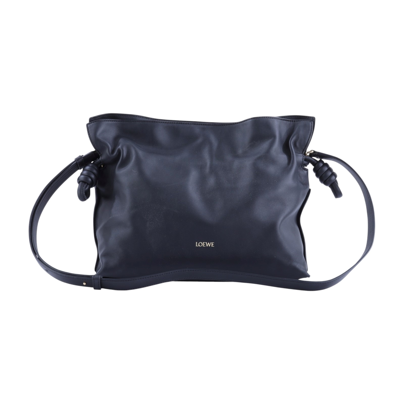 羅意威 LOEWE Flamenco Medium 中型 A411FC1XD4 黑FLAMENCO 中 防塵袋/購買證明/背帶