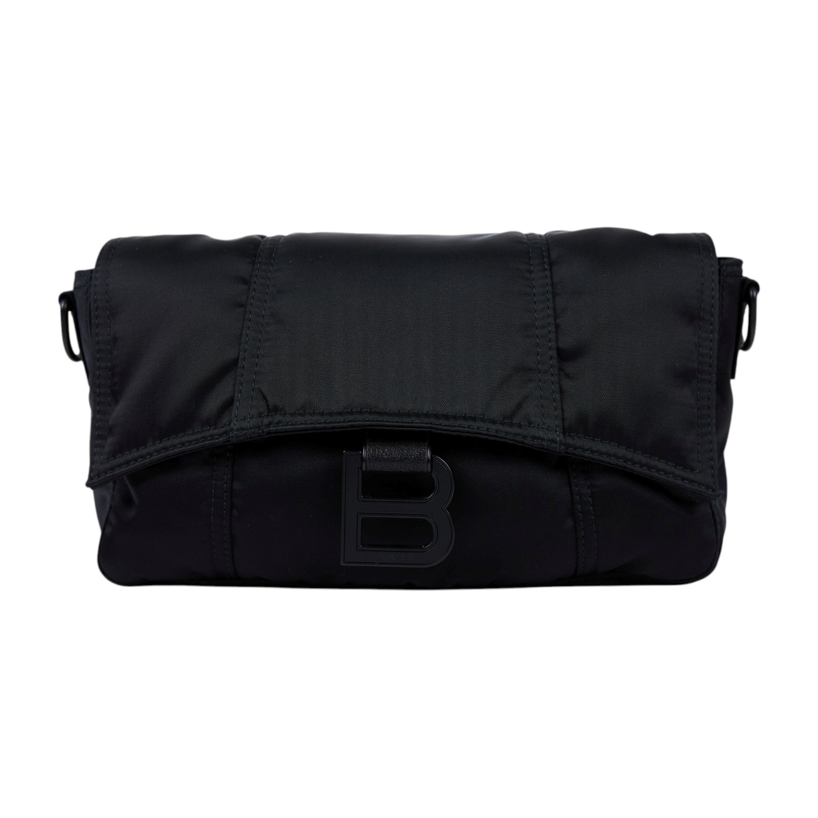 巴黎世家 BALENCIAGA Hourglass Board 斜背包 肩背包 8462442AB4L 黑尼龍沙漏側背包 防塵袋/背帶2