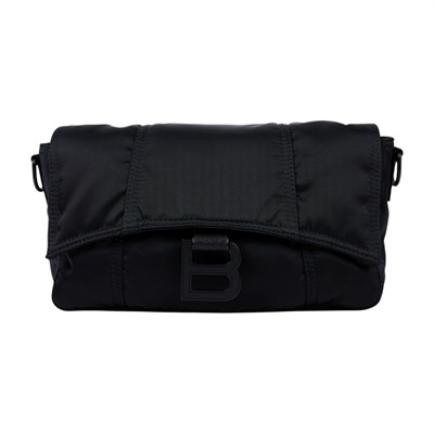 巴黎世家 BALENCIAGA Hourglass Board 斜背包 肩背包 8462442AB4L 黑尼龍沙漏側背包 防塵袋/背帶2
