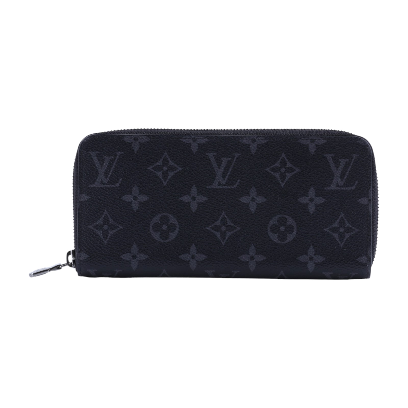 路易威登 LOUIS VUITTON 錢包 拉鍊 長夾 M11611 晶片款 黑原花拉鍊長夾 原廠盒子/防塵袋/購買證明