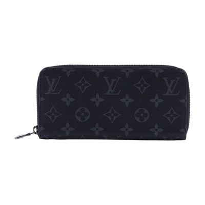 路易威登 LOUIS VUITTON 錢包 拉鍊 長夾 M11611 晶片款 黑原花拉鍊長夾 原廠盒子/防塵袋/購買證明