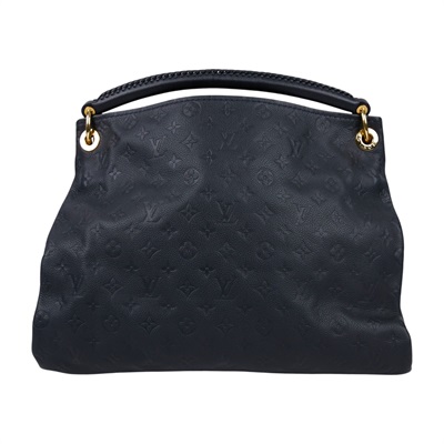路易威登 LOUIS VUITTON Artsy MM 手提包 Monogram Empreinte M41066 黑壓紋ARTSY MM 鑰匙圈吊繩