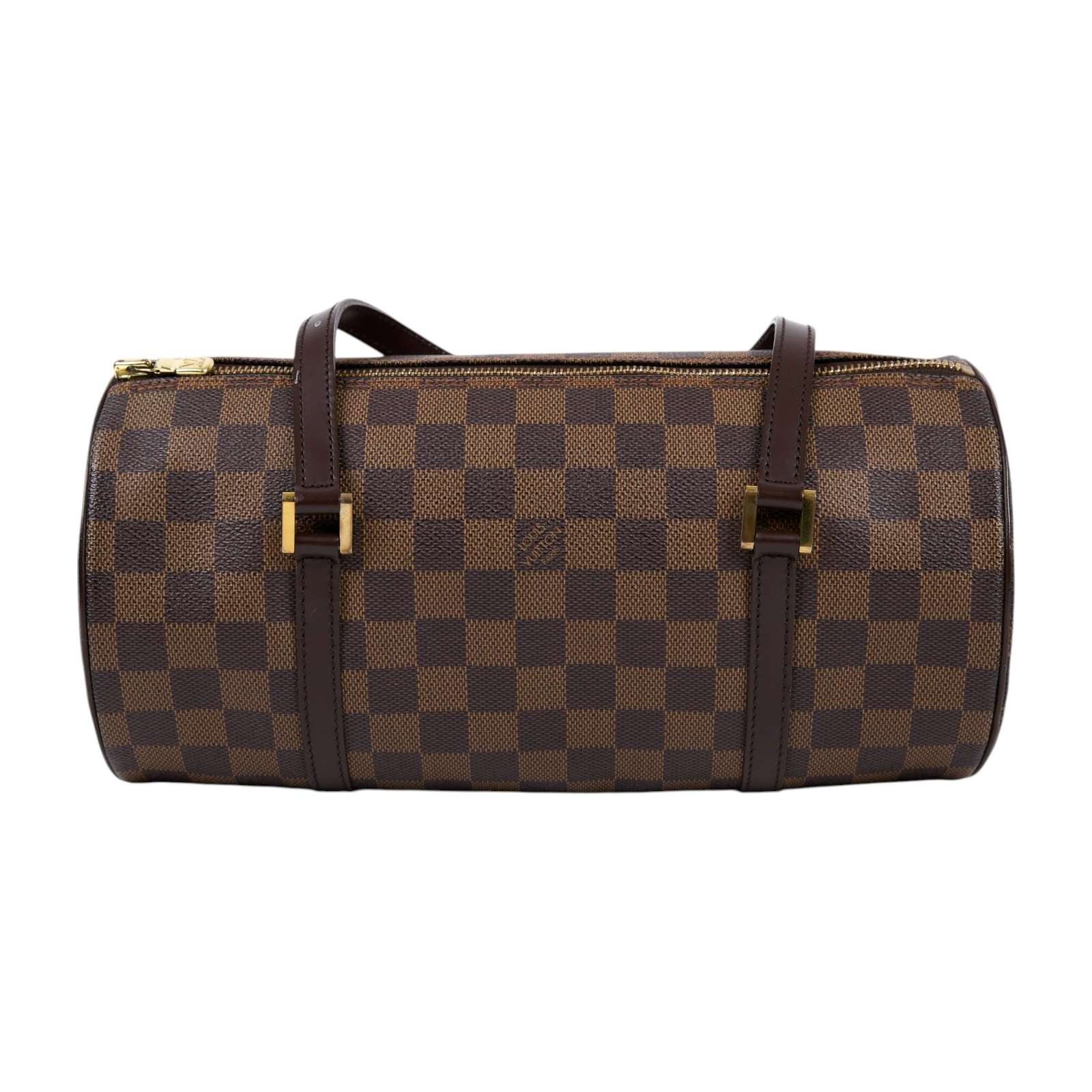 路易威登 LOUIS VUITTON Papillon 30 棋盤格 圓筒 手提包 N51303 棋盤PAPILLON GM 小包