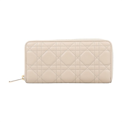 迪奧 CHRISTIAN DIOR Lady Dior Voyageur 錢包 長夾 羊皮 S0007ONMJ  原廠盒子/防塵袋/購買證明/吊飾