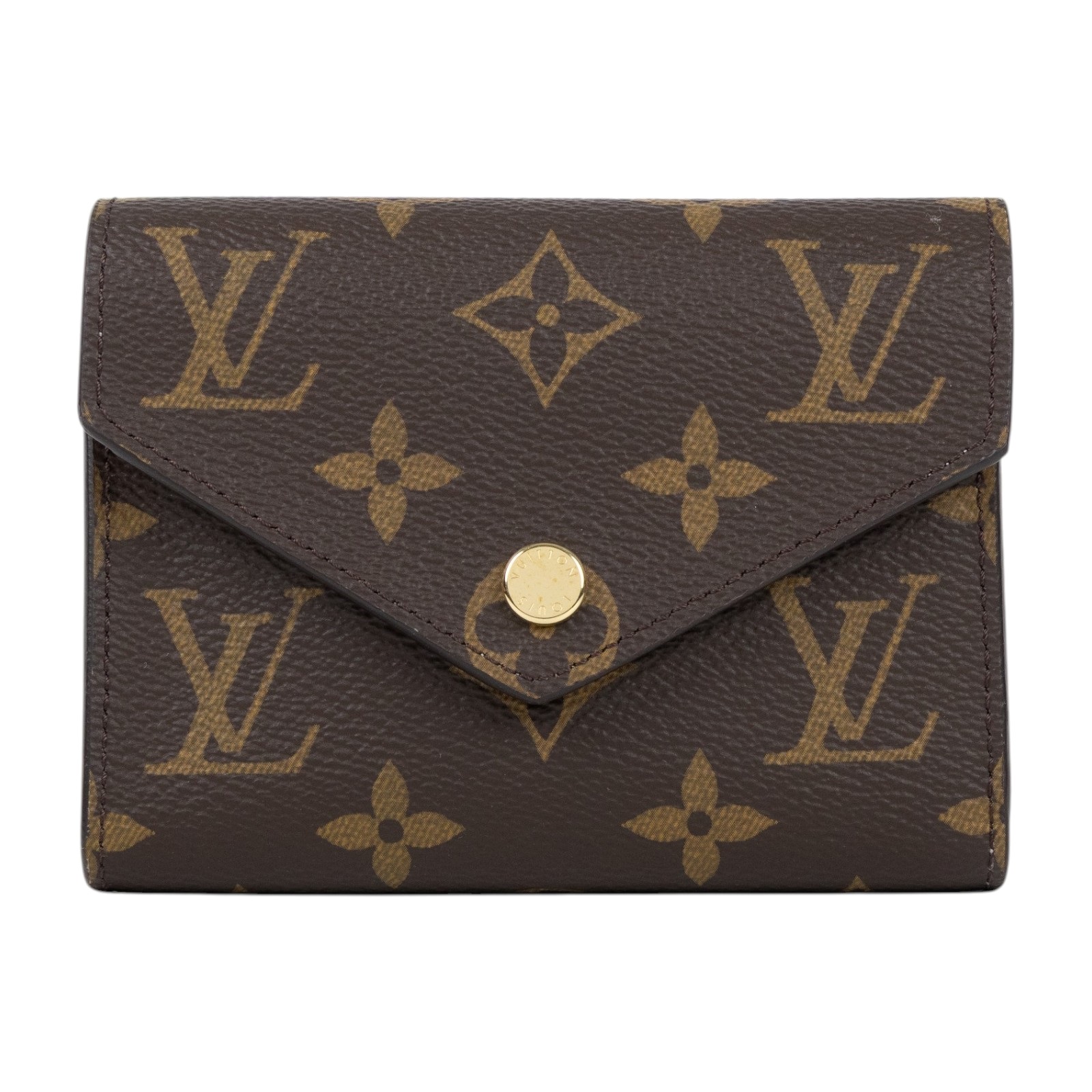 路易威登 LOUIS VUITTON Victorine 錢包 塗層帆布 芭蕾粉色 M62360 晶片款 原花粉VICTORINE三折短夾 原廠盒子/防塵袋