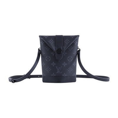 路易威登 LOUIS VUITTON Envelope Pouch 隨身包 M11613 晶片款 黑原花Envelope Pouch 原廠盒子/防塵袋/背帶