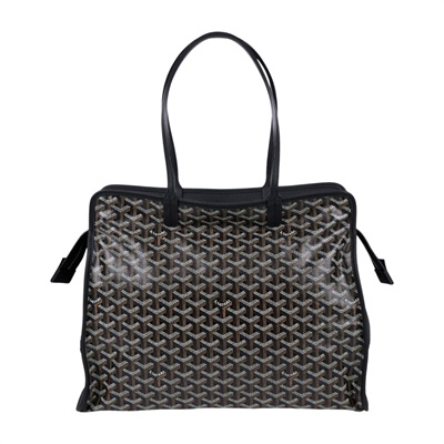 高雅德 GOYARD Sac Hardy PM 手提托特包 HARDY2PMLTY 黑HARDY TOTE PM 防塵袋/內袋/購買證明影本