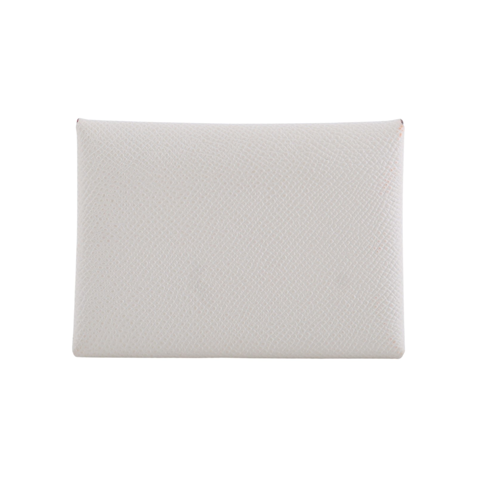 愛馬仕 Hermes Calvi Duo 卡包 粉筆白色 胭脂紅色 銀色五金 H083036CKBB /K UY 006 TM  原廠盒子