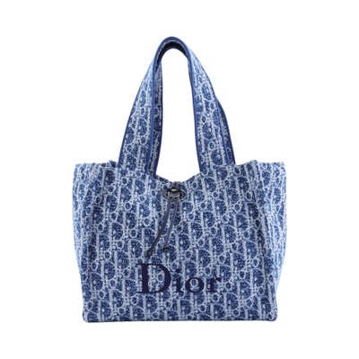 迪奧 CHRISTIAN DIOR iviera  Book Tote 小型 托特包 手提包 肩背包 M1460PDSE  防塵袋