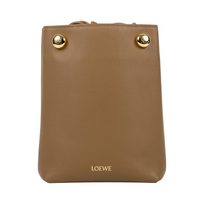 羅意威 LOEWE Pebble Pouch 肩背包 斜背包 CANBSPPX01 焦糖Anagram Pebble側背包 防塵袋