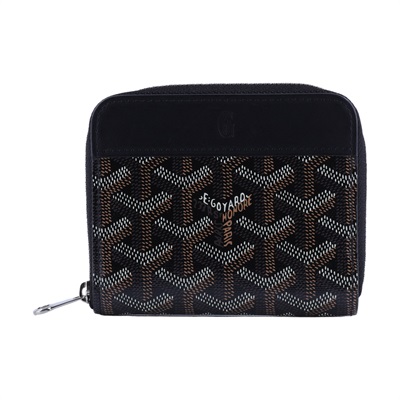 高雅德 GOYARD Matignon PM Wallet 錢包 拉鍊 短夾 MATIGNPMLTY 黑拉鍊 小號錢包 無附屬品