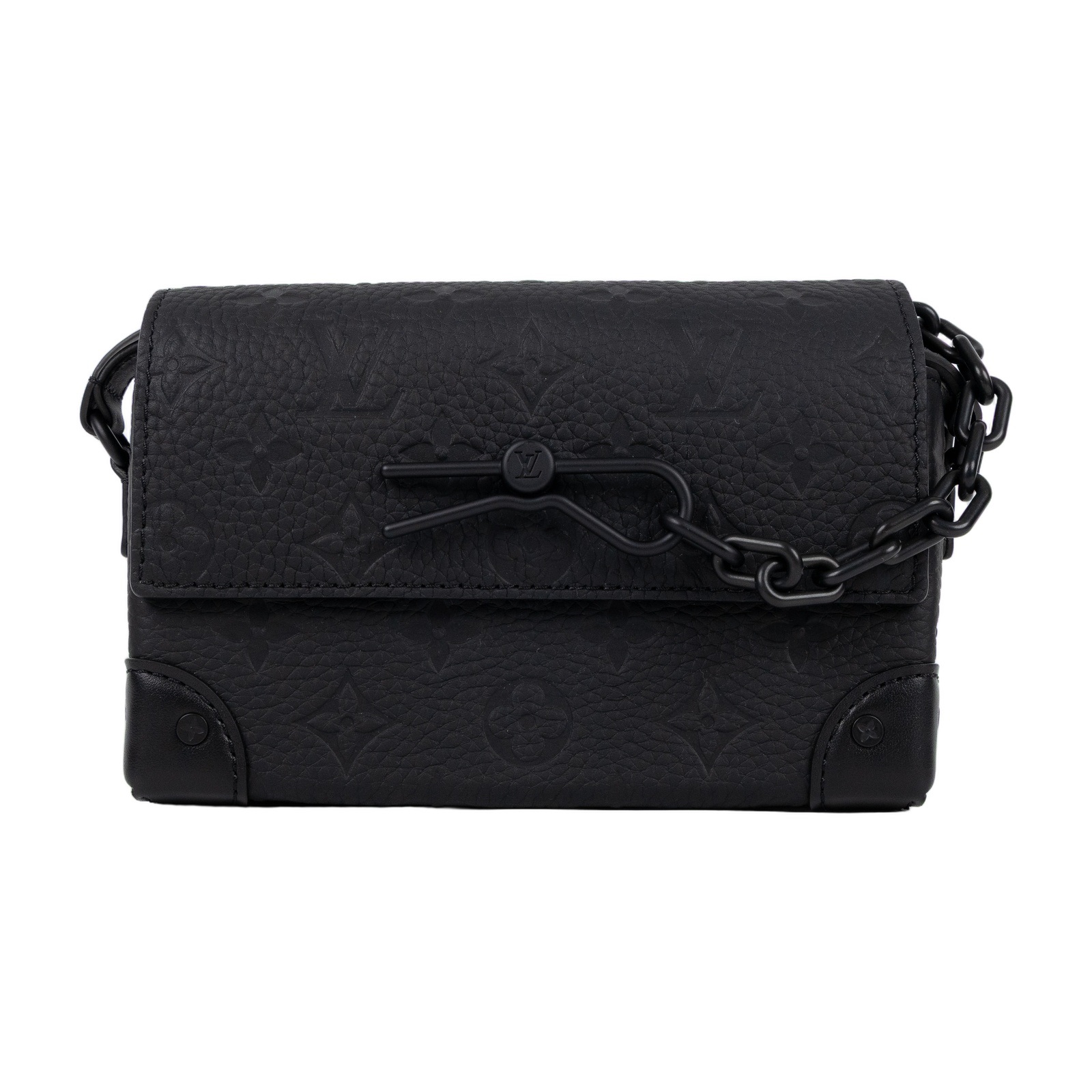 路易威登 LOUIS VUITTON Steamer 隨身 錢包 黑色 M81746 晶片款 黑原花壓紋STEAMER 原廠盒子/防塵袋/購買證明