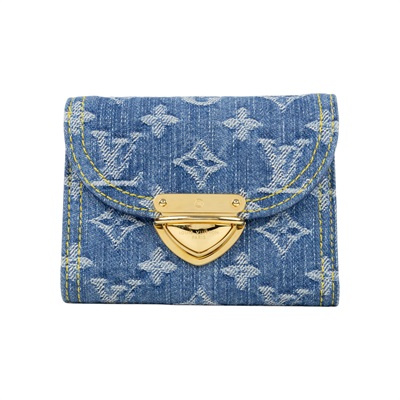 路易威登 LOUIS VUITTON Victorine 牛仔 錢包 M82959 晶片款  原廠盒子/防塵袋/購買證明