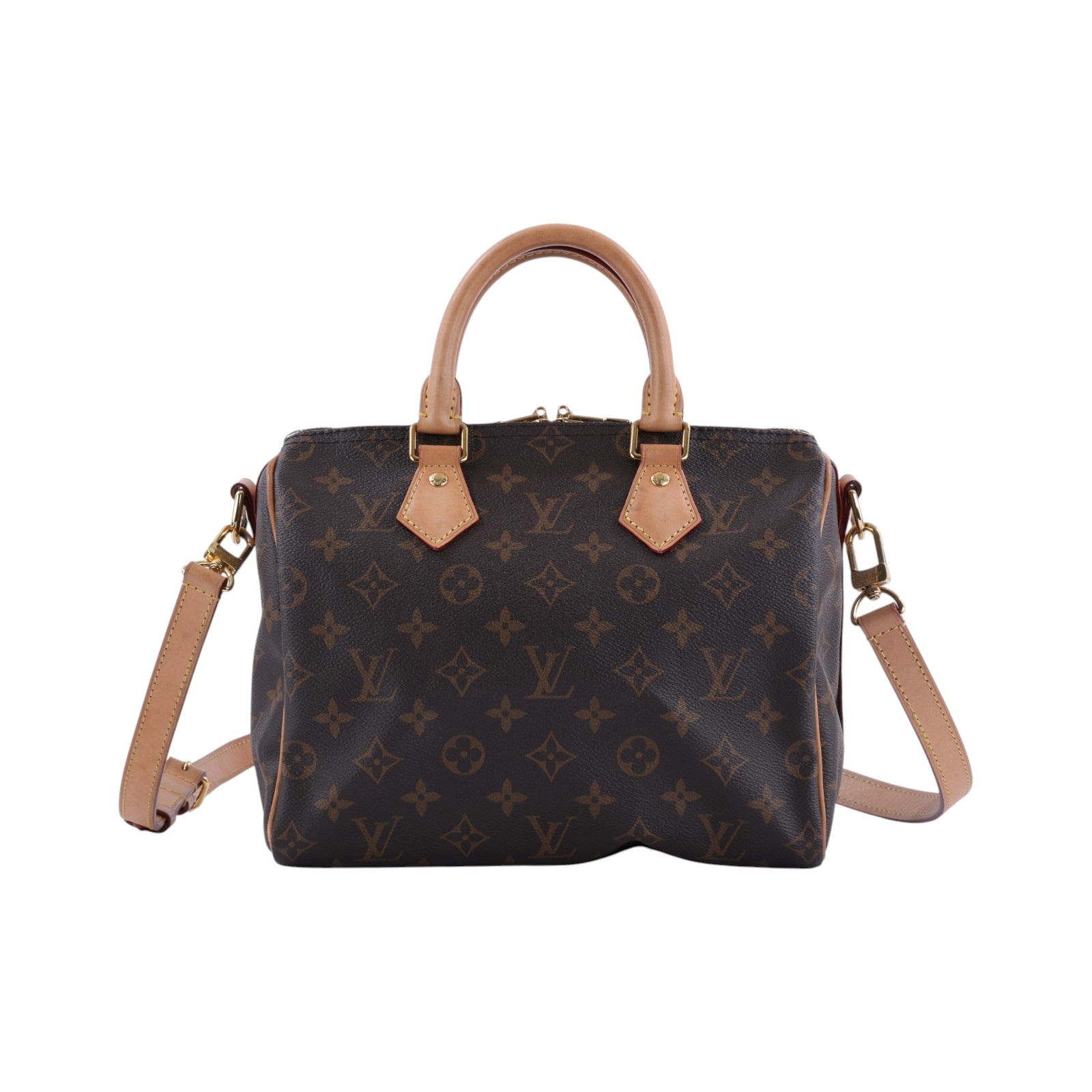 路易威登 LOUIS VUITTON Speedy Bandoulière 25  波士頓包 手提包 經典帆布 M46977 晶片款  原廠盒子/背帶/鎖組/防塵袋