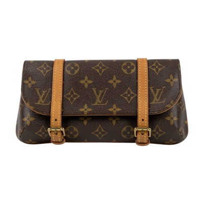 路易威登 LOUIS VUITTON Pochette Marelle 經典帆布 腰包 M51159 原花腰包側背包 Pochette Marelle 背帶
