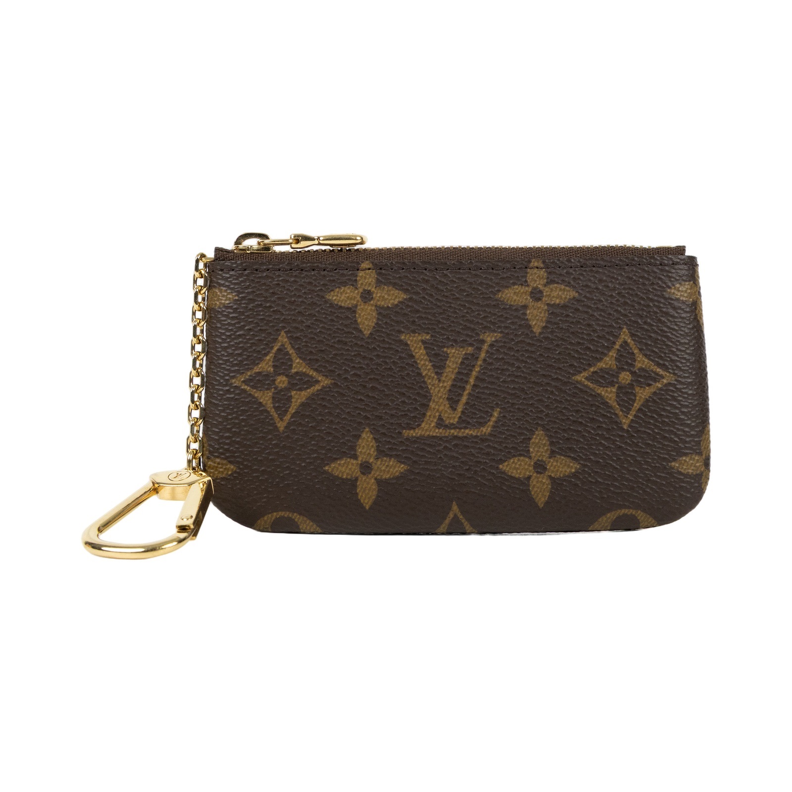 路易威登 LOUIS VUITTON 鑰匙零錢包 吊飾 經典帆布 M62650 原花拉鍊鑰匙包 原廠盒子/防塵袋