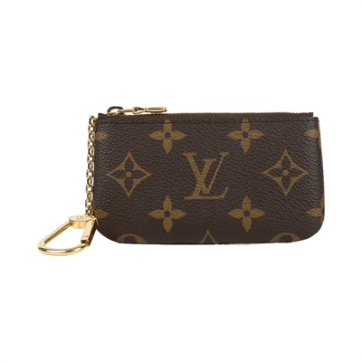路易威登 LOUIS VUITTON 鑰匙零錢包 吊飾 經典帆布 M62650 原花拉鍊鑰匙包 原廠盒子/防塵袋