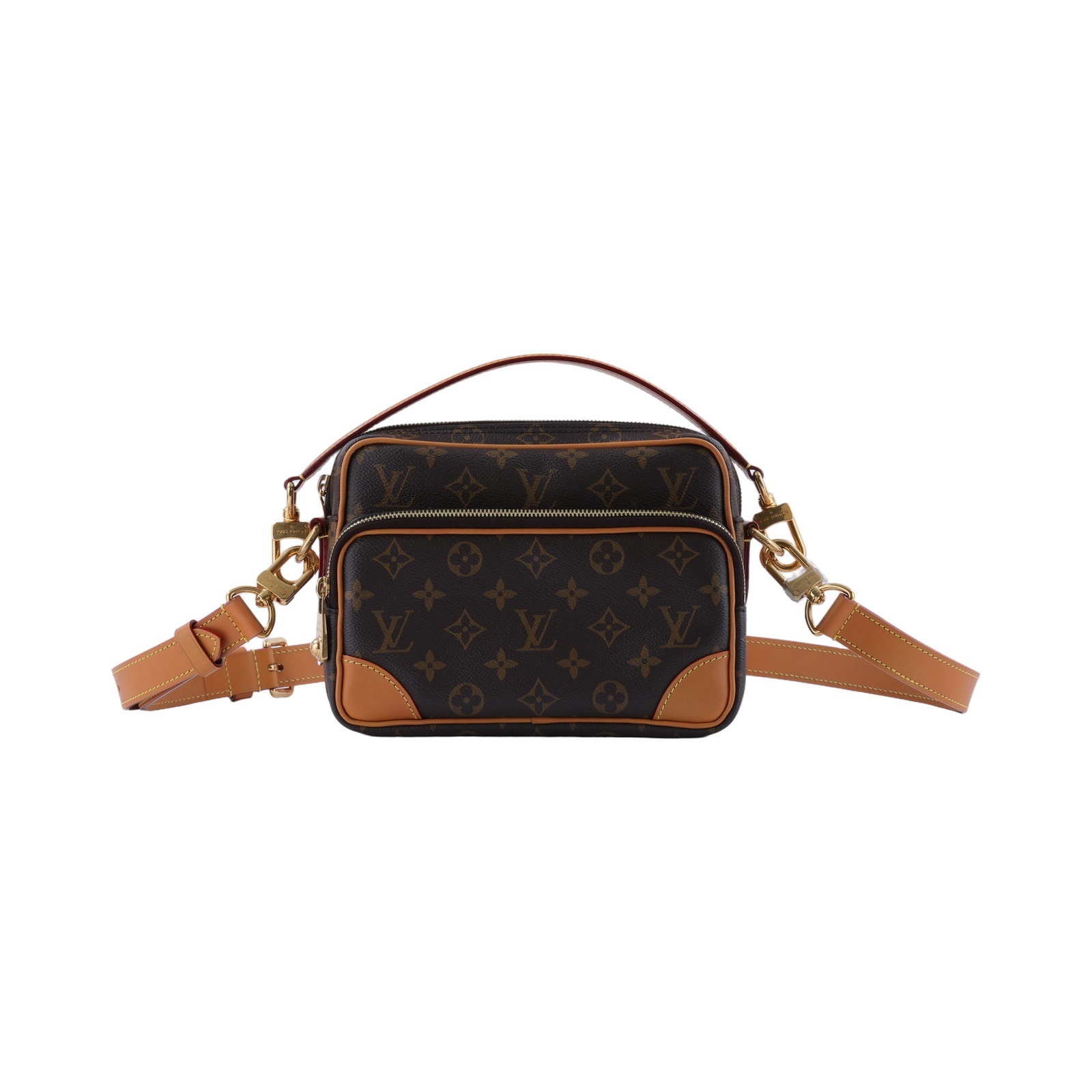 路易威登 LOUIS VUITTON Nil 斜背包 肩背包 手提包 M14016 晶片款 原花Nil 防塵袋/背帶X2/購買證明