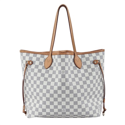 白棋盤 Neverfull MM 托特包