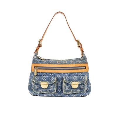 路易威登 LOUIS VUITTON Baggy PM 肩背包 M95049 牛仔藍Baggy PM肩背包 防塵袋