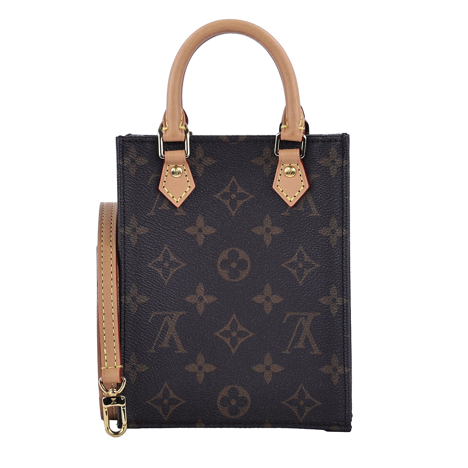 路易威登 LOUIS VUITTON Petit Sac Plat 斜背琴譜包 M81295 晶片款  原廠盒子/防塵袋/背帶/購買證明