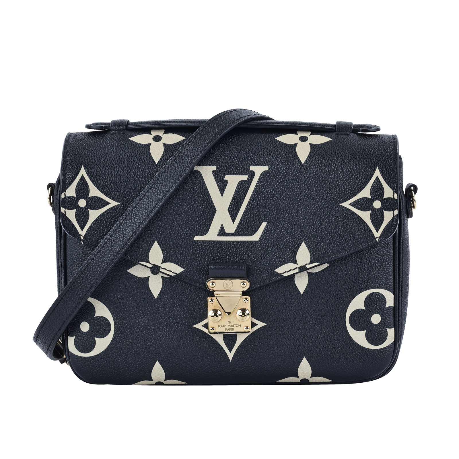 路易威登 LOUIS VUITTON Pochette Métis LOGO 牛皮 釦式 手提 斜背包 M45773 晶片款  原廠盒子/防塵袋/背帶/購買證明