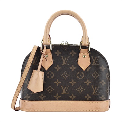 路易威登 LOUIS VUITTON Alma BB 可斜背 手提包 經典帆布 M53152 原花ALMA BB 原廠盒子/防塵袋2/背帶/鎖組/購買證明