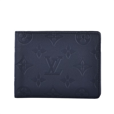 路易威登 LOUIS VUITTON Multiple 錢包 短夾 M62901 晶片款 黑壓紋Multiple 錢包 無附屬品