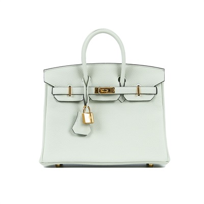 愛馬仕 Hermès Birkin Bag 柏金包 25 BK25 W HA37 DH/H041344CC  原廠盒子/防塵袋2/鎖組/購買證明