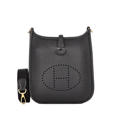 愛馬仕 Hermès Evelyne Bag Mini 伊芙琳包 Evelyne 16 EV16 B AU 010 MM  原廠盒子/防塵袋2/背帶/購買證明