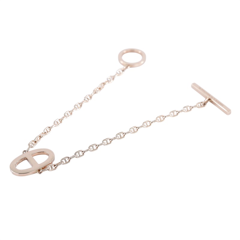 愛馬仕 Hermès Chaine d'ancre Contour 手鍊 DANENBCONTOURSH B02300413111  原廠盒子2/證書