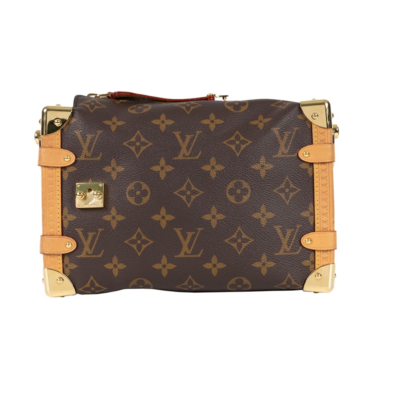 路易威登 LOUIS VUITTON Side Trunk MM 老花 手提 肩背 箱包 M46358 晶片款 原花Side Trunk MM 防塵袋/背帶2