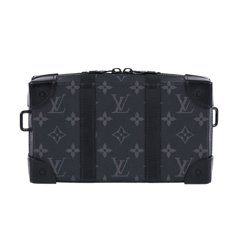 路易威登 LOUIS VUITTON Mini Soft Trunk 迷你 隨身包 黑色 M69838 晶片款 黑原花SOFT TRUNK 防塵袋/背帶