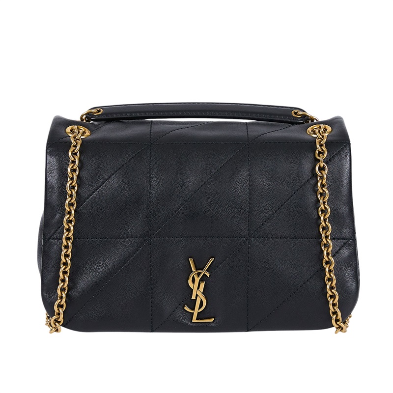 聖羅蘭 YSL SAINT LAURENT Jamie 4.3 小羊皮 迷你 手袋 肩背 手提包 766754AAB32 黑金JAMIE 4.3側背包 無附屬品