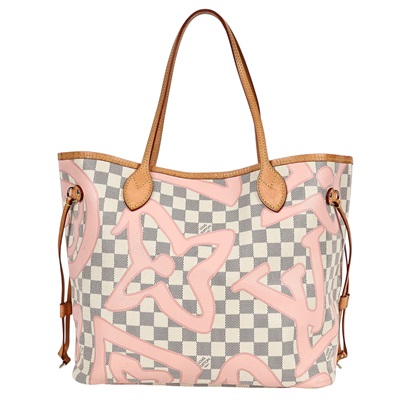 路易威登 LOUIS VUITTON Neverfull MM 粉棋盤格 N41050 ☆粉棋盤格NEVERFULL MM 內袋